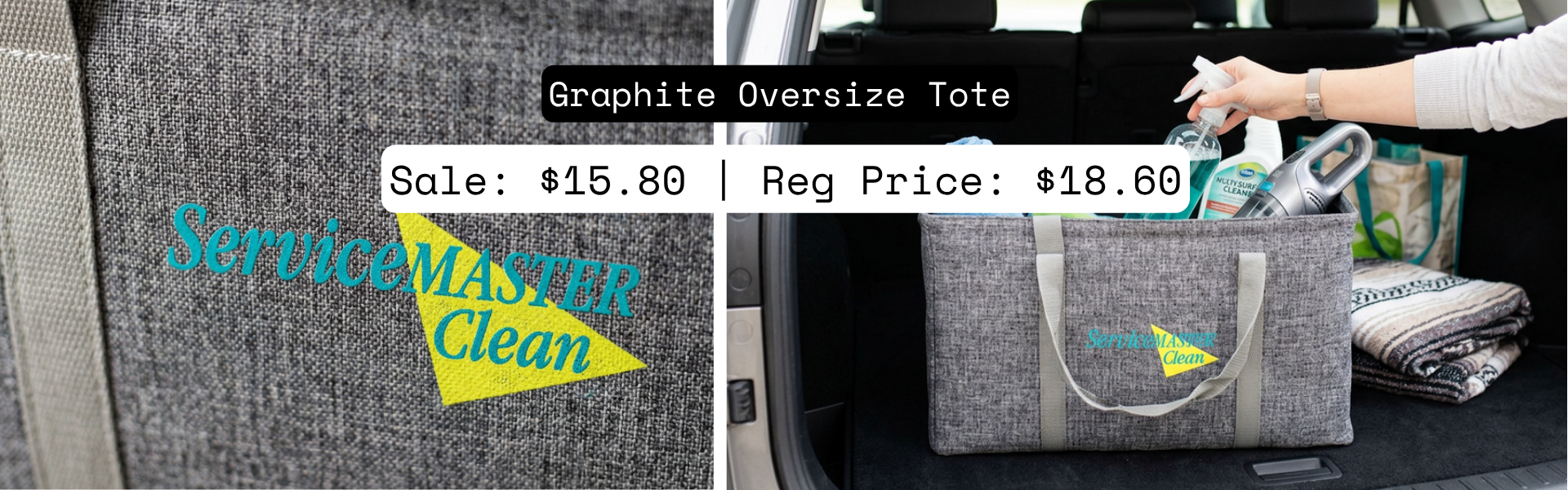 Graphite Oversize Tote - Sale $15.80